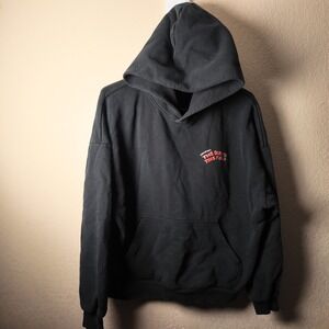 Zach Bryan Quittin Time Tour 24 Hoodie Mens Medium Black Concert Tour Dates 2024